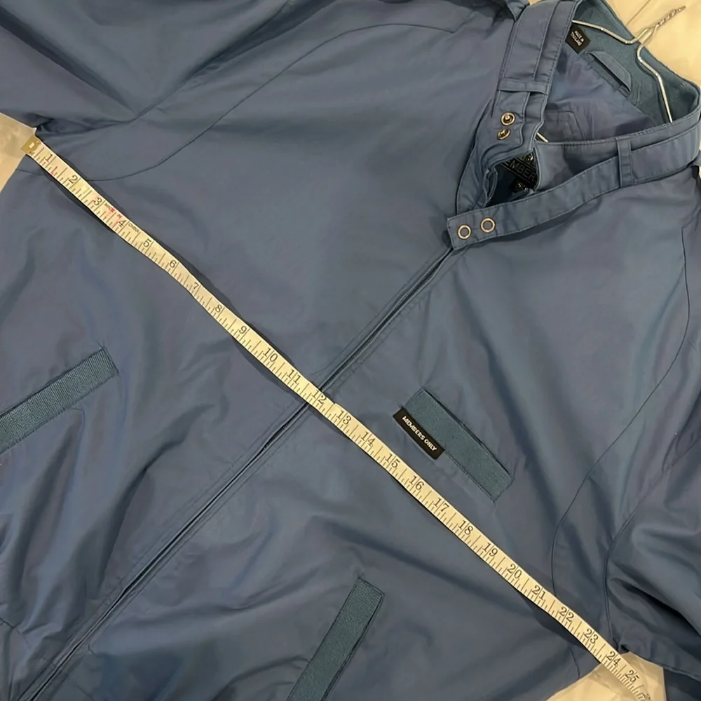 Members Only full zip bomber‎ jacket mens size 42L